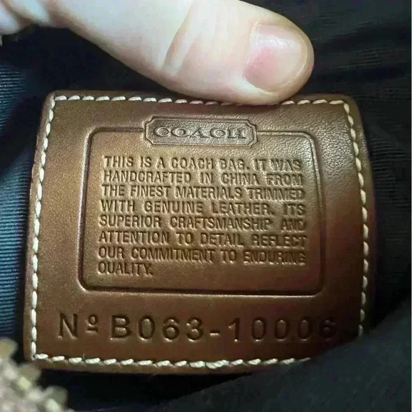 Coach Lynda Denim Patchwork Crossbody Bag B063-10006 - Picture 13 of 15